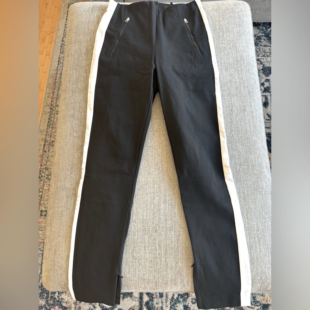 Rag & Bone black pants with white stripe - size 2